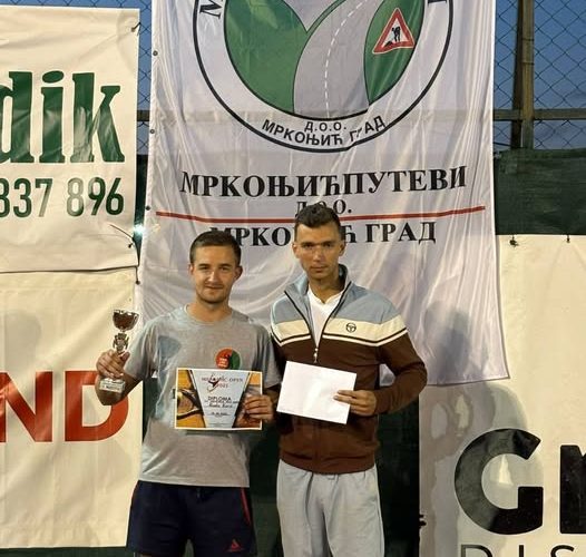 Aladin Kurić osvojio turnir u tenisu “Mrkonjić Open 2025.”