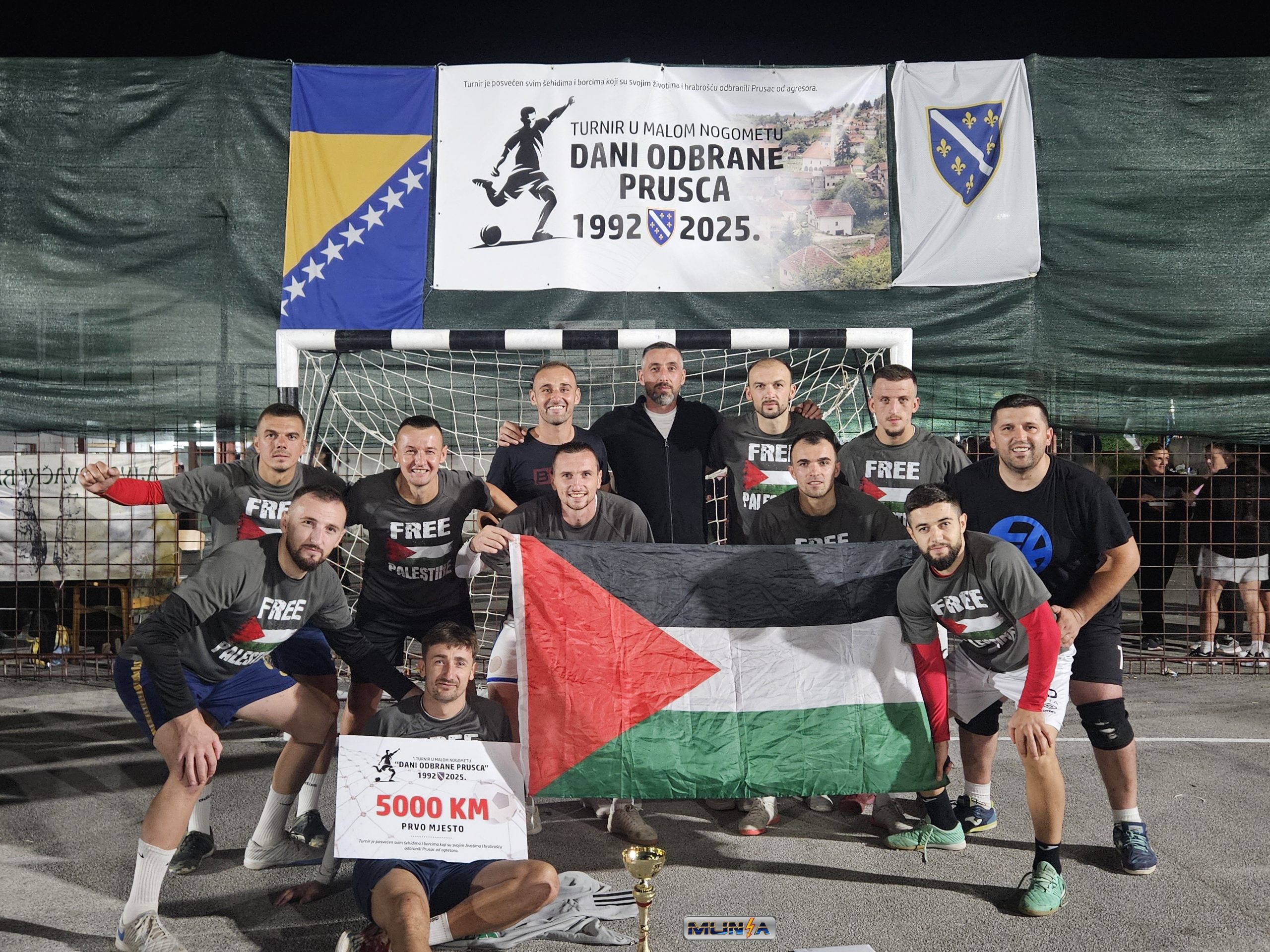 Finale 1.Memorijalnog turnira u malom nogometu ” DANI ODBRANE PRUSCA 1992./2025.”