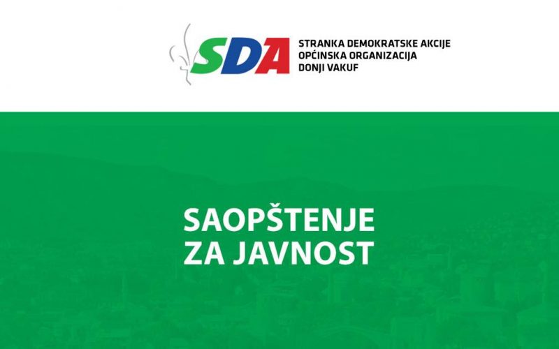 SDA Donji Vakuf raskida saradnju sa SDP-om u Općinskom vijeću Donji Vakuf