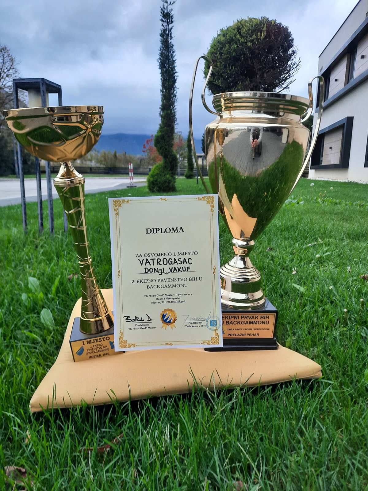 Tavla klub Vatrogasac šampion BiH 2025