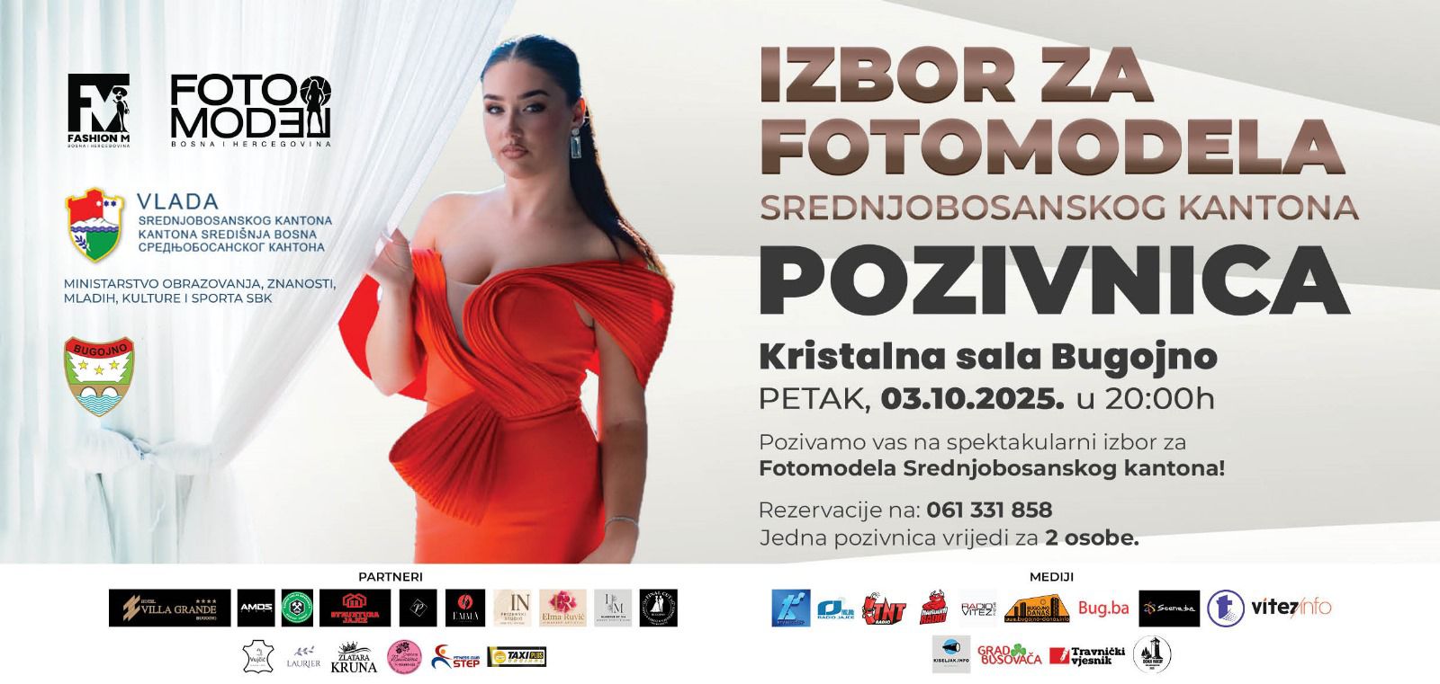 Festival mladosti i ljepote “Izbor za Fotomodela Srednjobosanskog kantona 2025”