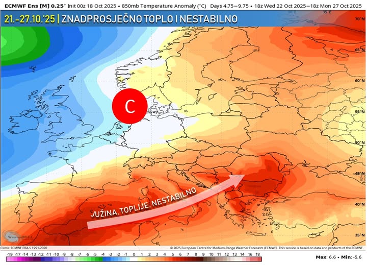 Stiže velika promjena u BiH: Bit će toplije i nestabilno vrijeme, a onda slijede “fenski utjecaj” i ljetne temperature