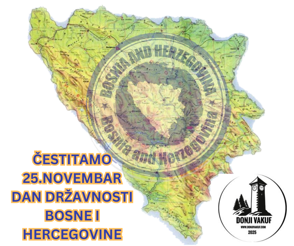 Čestitka za  Dan državnosti Bosne i Hercegovine