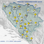 U Bosni oblačno a u Hercegovini sunčano