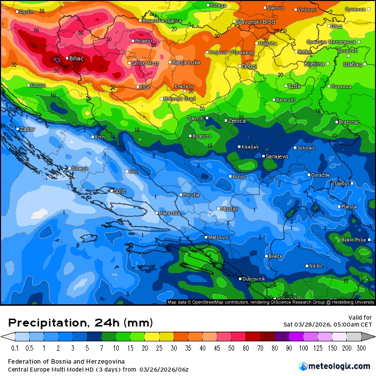 Donji Vakuf – Vremenska prognoza