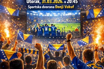 Donji Vakuf – 𝐃𝐨𝐧𝐣𝐢 𝐕𝐚𝐤𝐮𝐟 𝐮𝐳 𝐙𝐦𝐚𝐣𝐞𝐯𝐞, o𝐫𝐠𝐚𝐧𝐢𝐳𝐨𝐯𝐚𝐧𝐨 𝐣𝐚𝐯𝐧𝐨 𝐠𝐥𝐞𝐝𝐚𝐧𝐣𝐞 𝐮𝐭𝐚𝐤𝐦𝐢𝐜𝐞 𝐩𝐫𝐨𝐭𝐢𝐯 𝐈𝐭𝐚𝐥𝐢𝐣𝐞