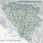 Donji Vakuf – pretežno vedro i sunčano