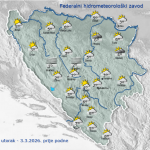 Donji Vakuf –  umjereno do pretežno oblačno