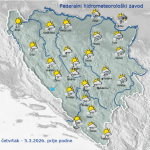 Donji Vakuf – umjereno do pretežno oblačno