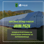Donji Vakuf – Javni poziv za podnošenje prijava za dodjelu plastenika od 100m2, sa sistemom za navodnjavanje, dodatnom opremom i sadnim/sjemenskim materijalom
