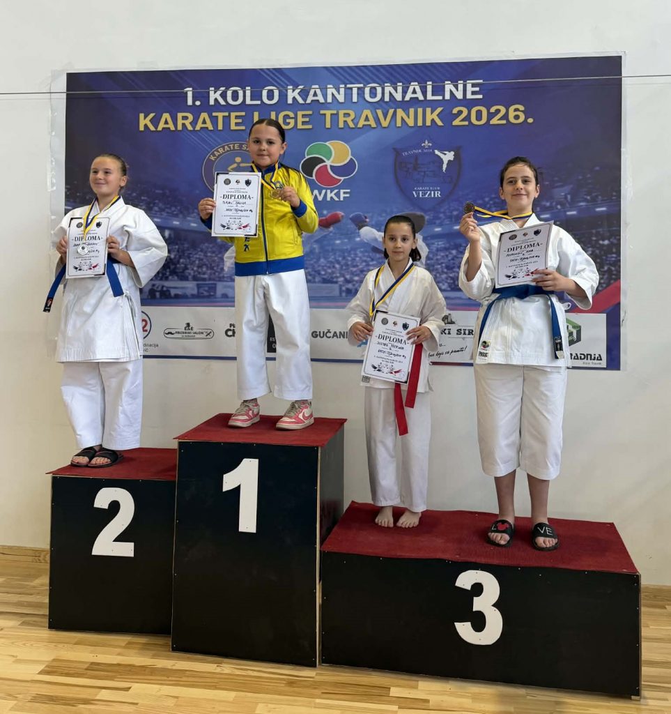 Donji Vakuf – Trenerice Ajla i Amna sa svojim karatašima nižu uspjehe