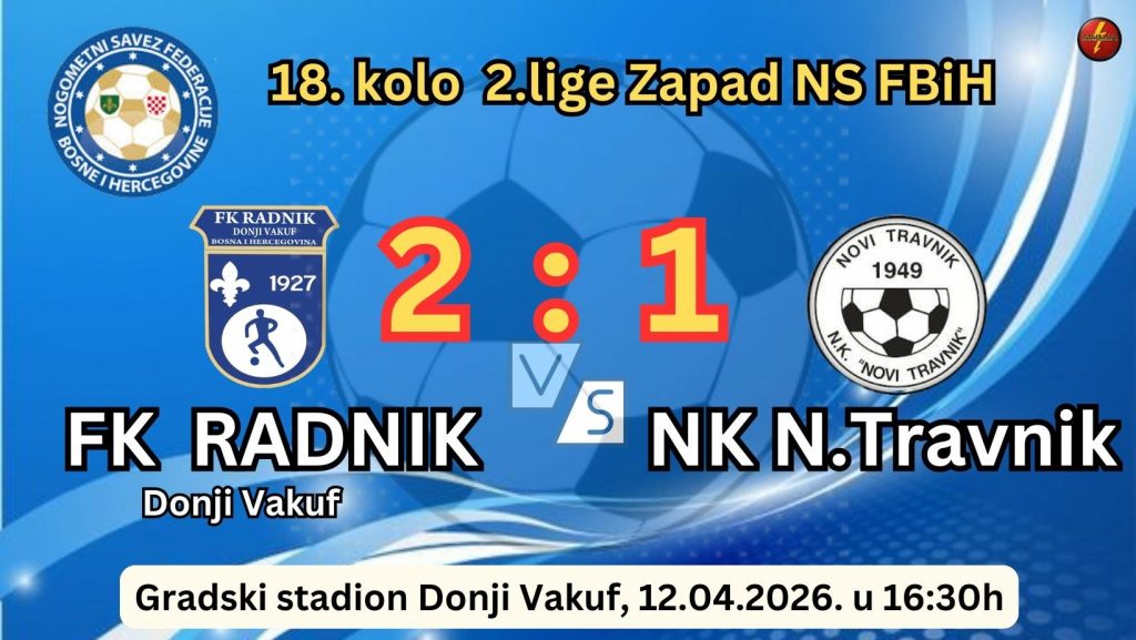 Donji Vakuf – Odlična fudbalska predstava na Gradskom stadionu u Donjem Vakufu