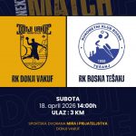 Donji Vakuf  –  Naši rukometaši domaćini Tešnjacima