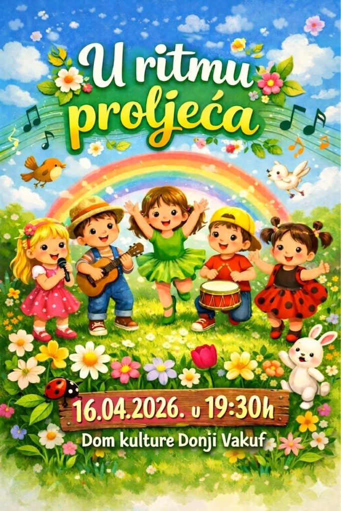 Donji Vakuf – Dječiji vrtić u sklopu manifestacije “Proljetni festival mladosti “
