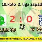 Donji Vakuf – Sa oslabljenim timom Radnik izgubio u gostima