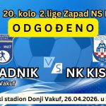 Donji Vakuf – Odgođena utakkmica FK RADNIK – NK KISELJAK