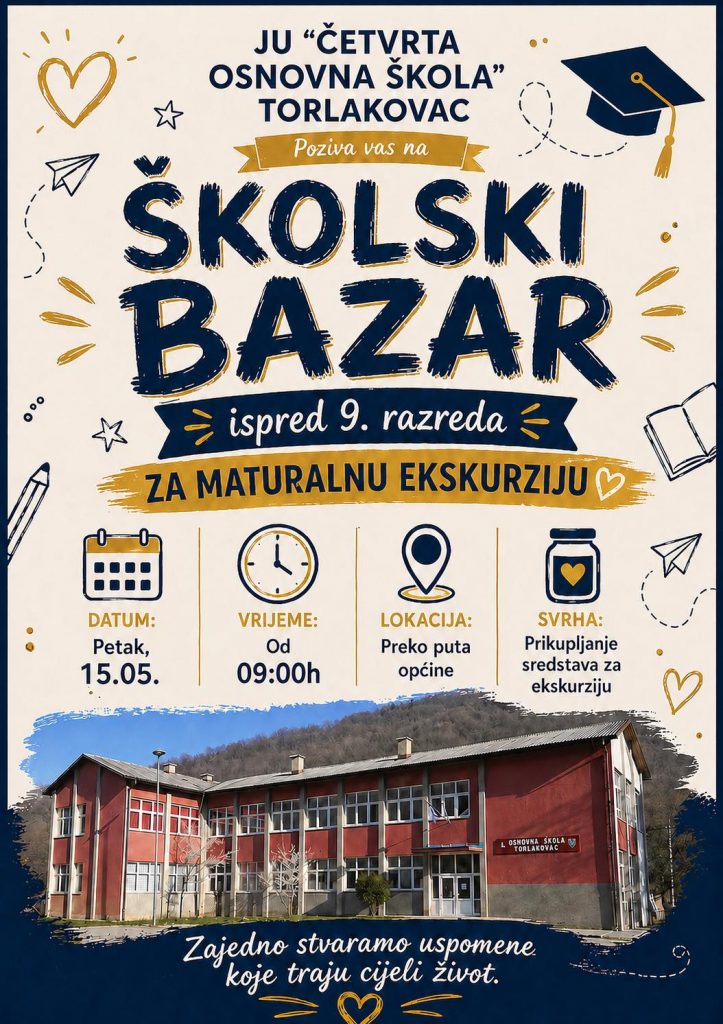 Donji Vakuf – Školski bazar u Torlakovcu