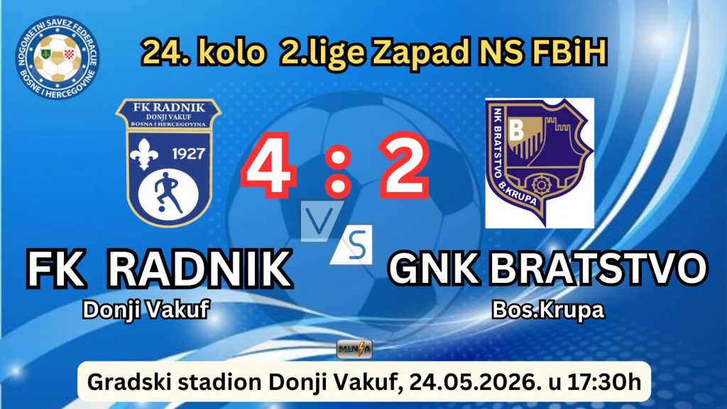 Donji Vakuf – Furiozna igra našeg RADNIKA