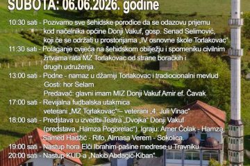 Donji Vakuf – MZ Torlakovac organizuje 28. manifestaciju “U spomen na šehide MZ Torlakovac”