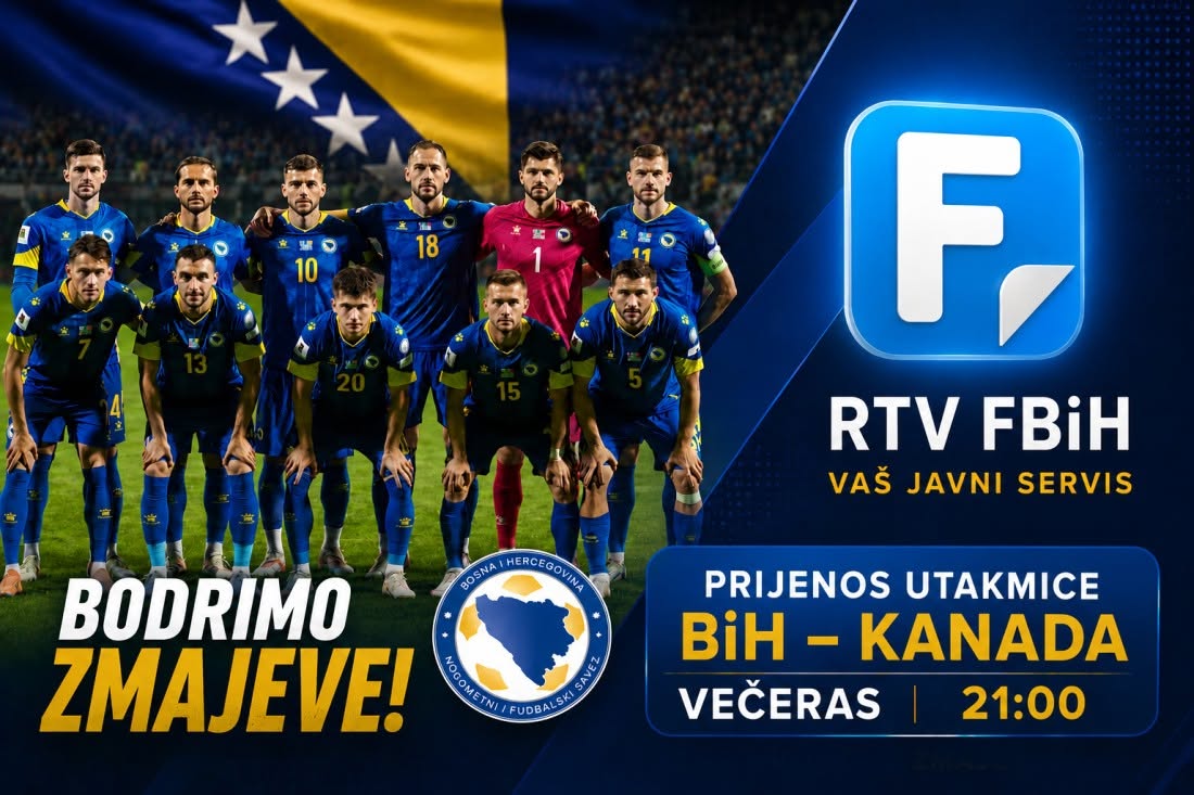 Donji Vakuf – FTV prenosi utakmicu Kanada –  Bosna i Hercegovina