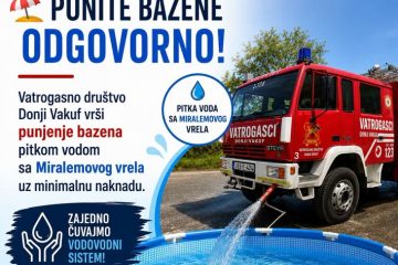 Donji Vakuf – Punite bazene ODGOVORNO