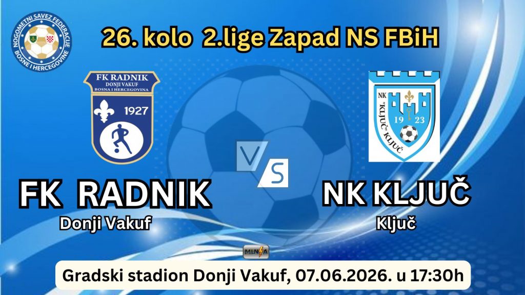 Donji Vakuf – Neizvjesno do kraja 26.kola 2.lige zapad NS FBiH