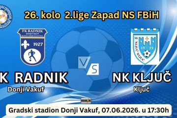 Donji Vakuf – Neizvjesno do kraja 26.kola 2.lige zapad NS FBiH