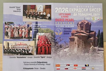 Donji Vakuf – Večeras folkloraši KUD-a “Nakib Abdagić – KIBAN” nastupaju na 15. međunarodnom festivalu “OHRIDSKI BISER 2026.”