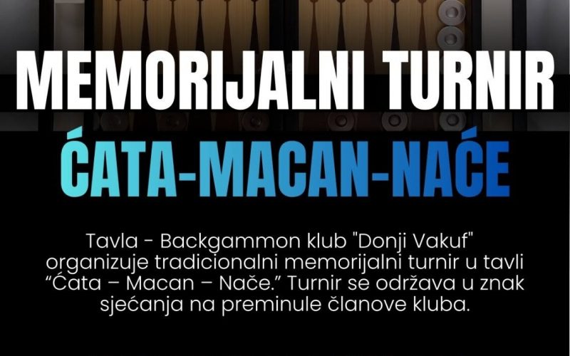 Donji Vakuf – Turnir u tavli
