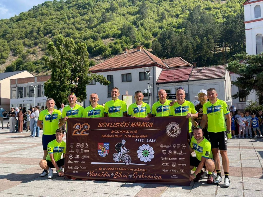 Donji Vakuf – Srdačan doček učesnika biciklističkog maratona “Bihać – Srebrenica” i ove godine u Donjem Vakufu