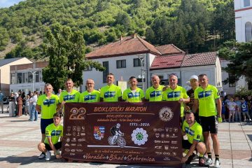 Donji Vakuf – Srdačan doček učesnika biciklističkog maratona “Bihać – Srebrenica” i ove godine u Donjem Vakufu
