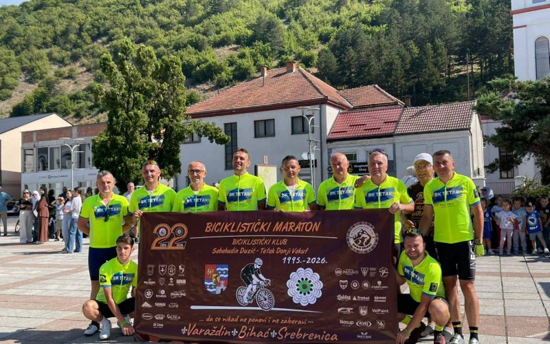 Donji Vakuf – Srdačan doček učesnika biciklističkog maratona “Bihać – Srebrenica” i ove godine u Donjem Vakufu