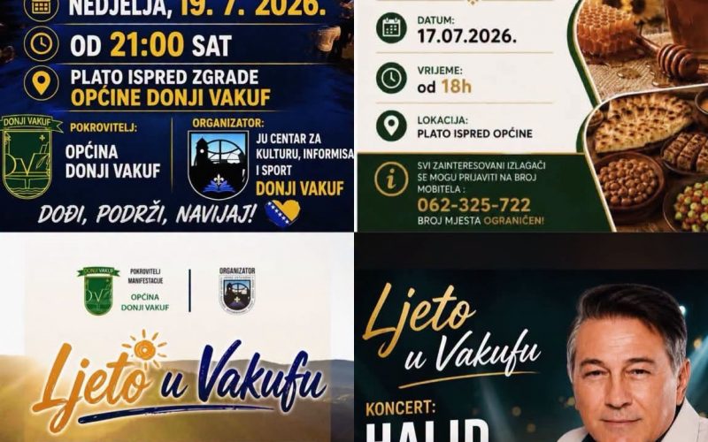 Donji Vakuf – LJETO U VAKUFU 2026.