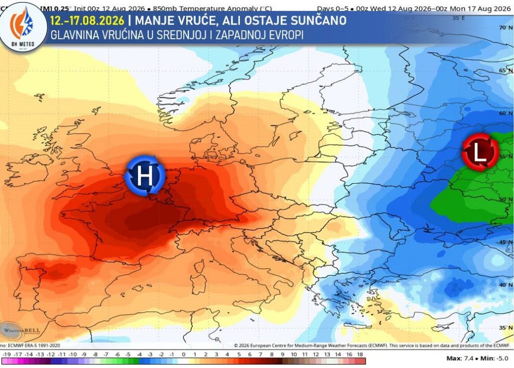 Donji Vakuf – Vremenska prognoza za naredne dane