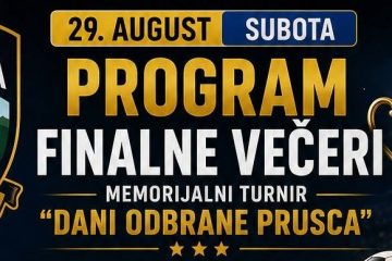 Donji Vakuf – Finalno veče 2. memorijalnog turnira u malom fudbalu DANI ODBRANE PRUSCA