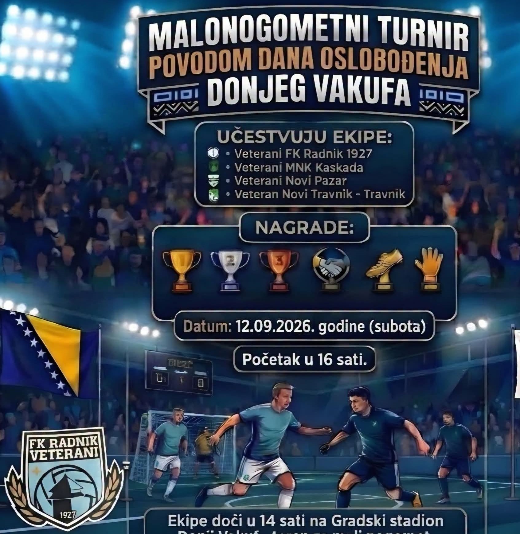 Donji Vakuf – MALONOGOMETNI TURNIR POVODOM DANA  OSLOBOĐENJA DONJEG VAKUFA