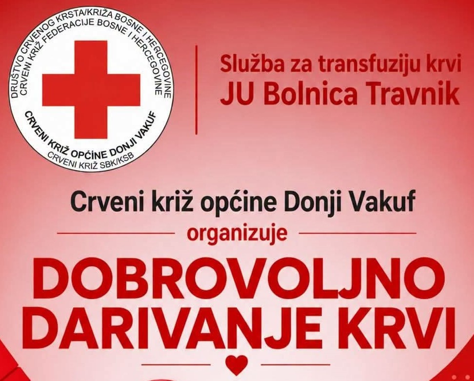 Donji Vakuf  – Dobrovojno darivanje krvi