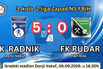 Donji Vakuf – “Petarda” Radnika protiv FK Rudar