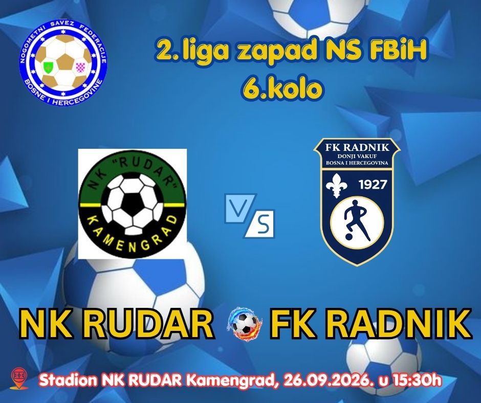 Donji Vakuf – U subotu FK RADNIK gostuje u Kamengradu