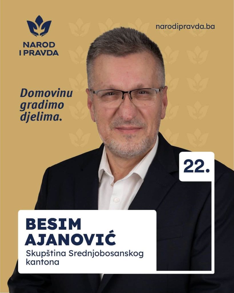 Upoznajte Besima Ajanovića: Od SDA-ovog sekretara do kandidata NiP-a, čovjek koji ne zna šutjeti na nepravdu
