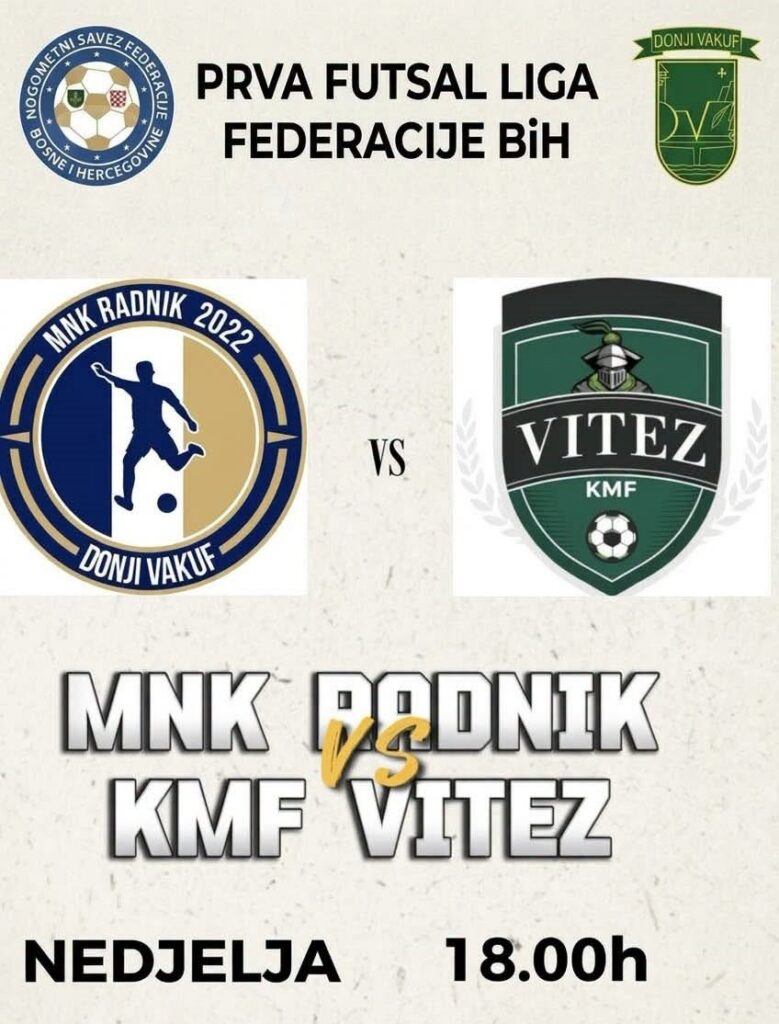Donji Vakuf – Srednjobosanski derbi u futsalu