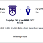 Donji Vakuf – U subotu Radnik dočekuje FK Vitez