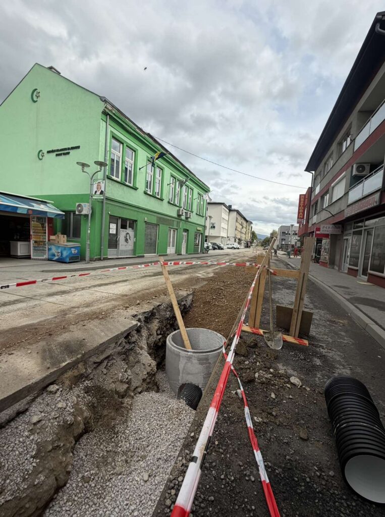 Donji Vakuf – Završeni radovi na izgradnji kolektora oborinske kanalizacije u centru Donjeg Vakufa