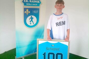 Donji Vakuf – AHMED ŠUTKOVIĆ ODIGRAO 100. ZVANIČNU UTAKMICU ZA FK RADNIK DONJI VAKUF