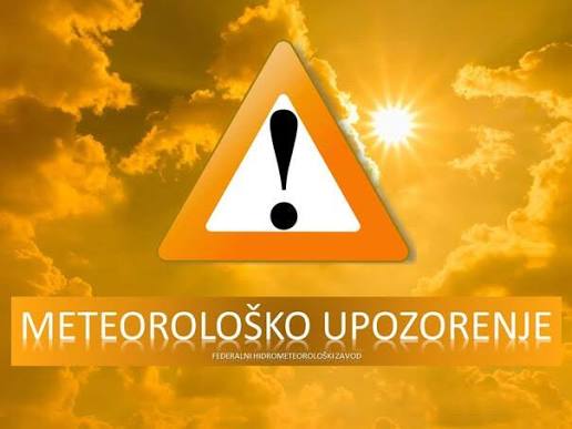 Donji Vakuf – NARANDŽASTO Upozorenje